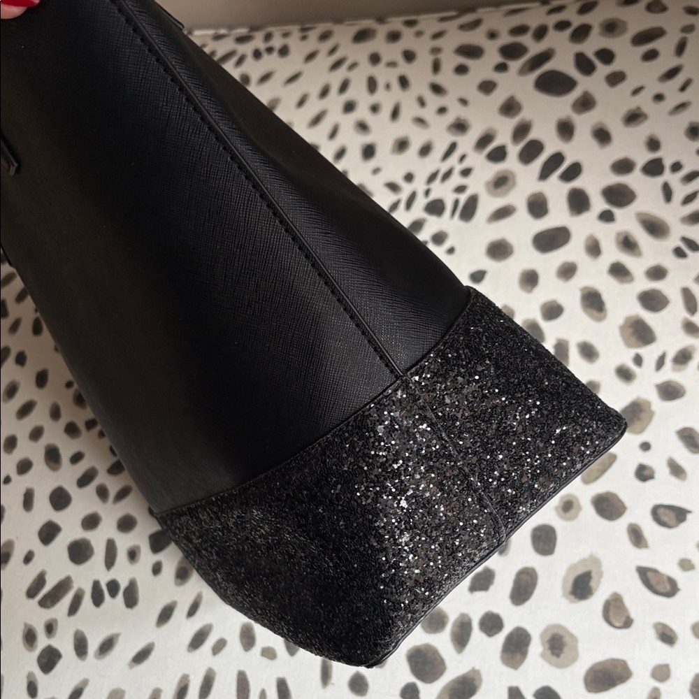 Kate Spade Black and Glitter Tote - Picture 7 of 13